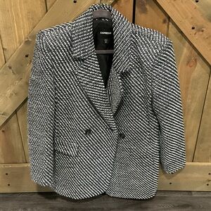 Express Tweed Car Coat